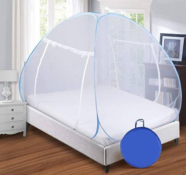 Comfortnet HDPE - High Density Poly Ethylene Adults Washable Double Bed Mosquito net. BL152 HDPE - High Density Poly Ethylene Washable Adults Mosquito Net