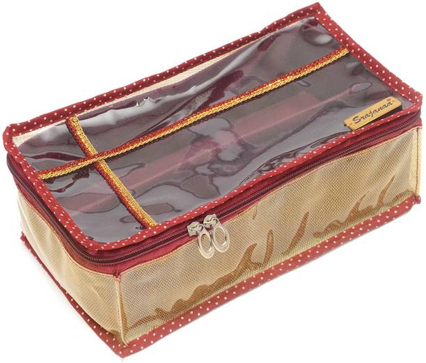 Srajanaa Gold Bangle Fancy Bangle Box Hardboard Bangle Box, Box Jewellery Storage Box , 2 Rod Vanity Box