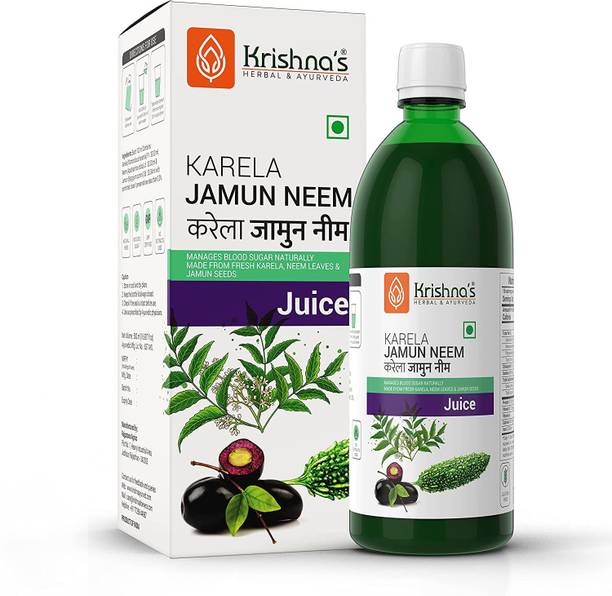 Krishna's Herbal & Ayurveda Karela, Jamun and Neem Mix Juice