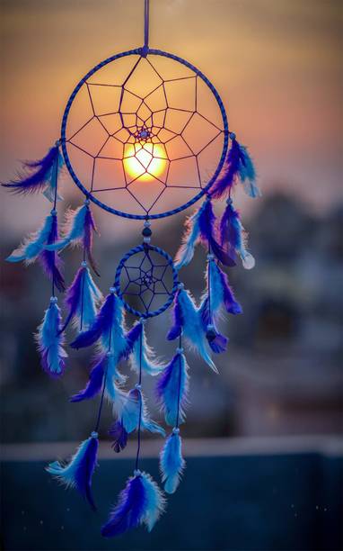 ILU Dream Catcher Home Decor Handmade Wall Hanging for Bedroom Balcony Garden Party Feather Dream Catcher