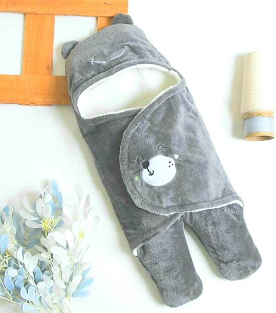 BRANDONN Newborn Baby Sleeping Bag Pack of Wearable Swaddle Wrapper For Boys And Girls Sleeping Bag