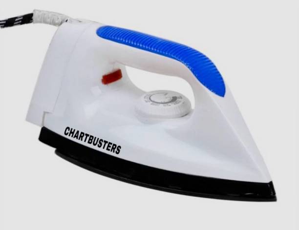 Chartbusters by CHARTBUSTERS NEW PLUS INSTANT HEATING MULTICOLOR CROWN LIGHT WEIGHT DRY IRON[2-YEAR WARRANTY] 1000 W Dry Iron