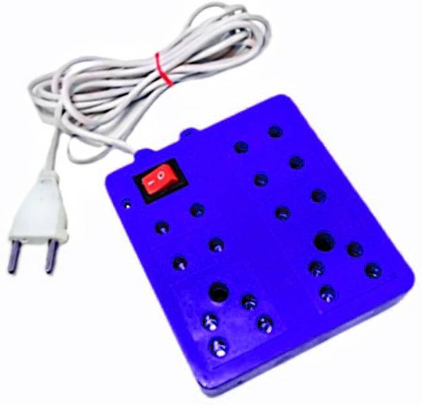 Sanhan ELECTRIC BOARD SURGE PROTECTOR MULTI PLUG 7 sockets with 3 m wire 7  Socket Extension Boards
