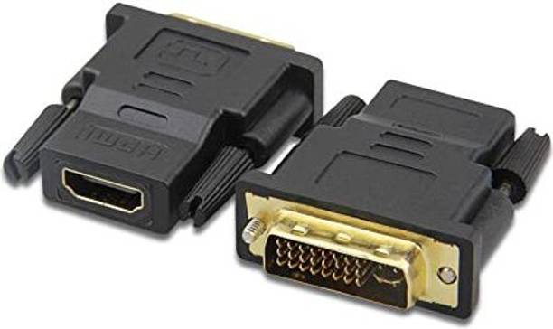 ULTRABYTES  TV-out Cable DVI-I Dual Link 24+5 pin Male to HDMI Standard Female Adapter Converter for HDTV