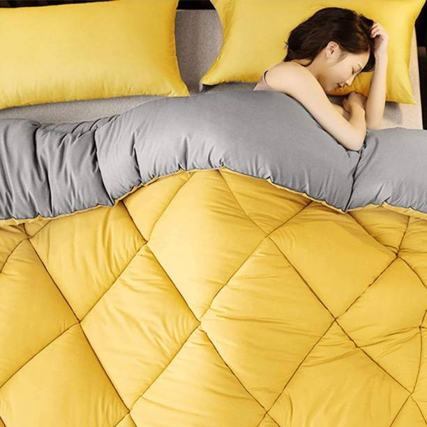 TUNDWAL'S Solid Single Comforter for  Mild Winter