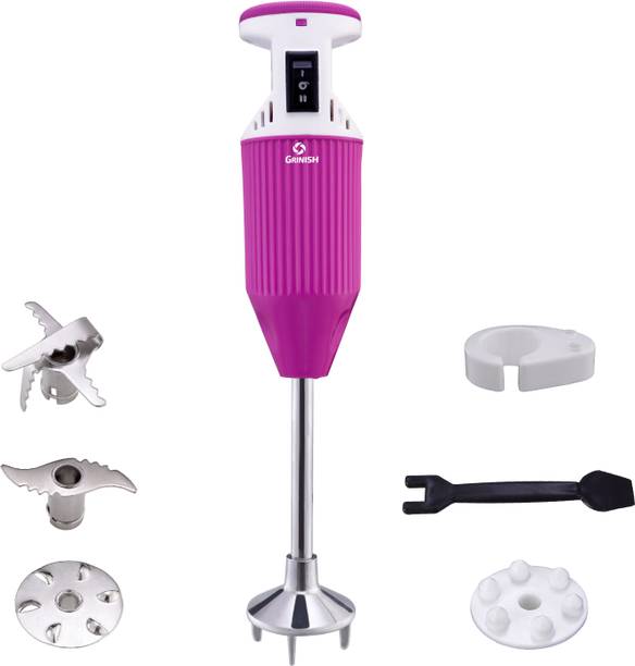GRINISH 250 W Pink Hand Blender