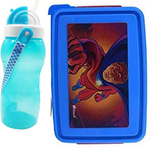 HARSH PET SuperheroWithBubbly 2 Containers Lunch Box