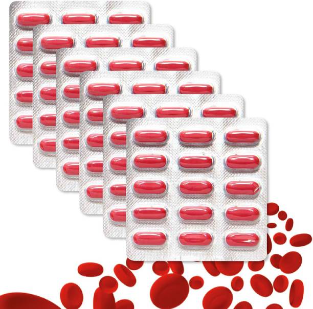 Mumfer Max |90 Tablets|Iron, Folic Acid Supplement, Vitamin C & Vitamin-B12- Pack of 6