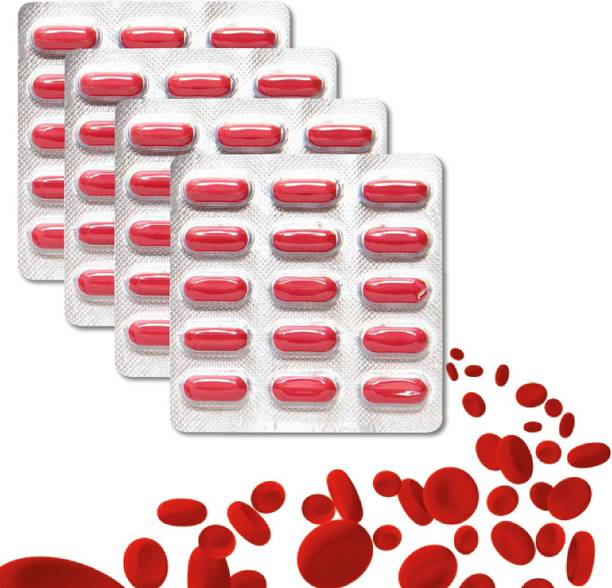 Mumfer Max |60 Tablets|Iron, Folic Acid Supplement, Vitamin C & Vitamin-B12- Pack of 4