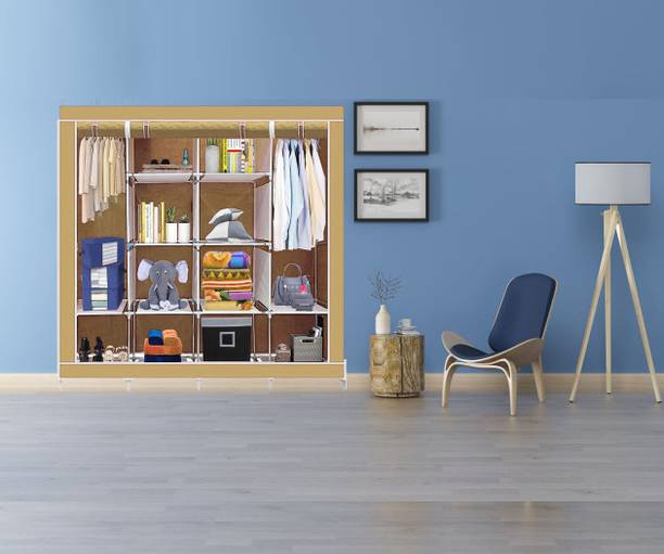 Home Reserve Carbon Steel Collapsible Wardrobe