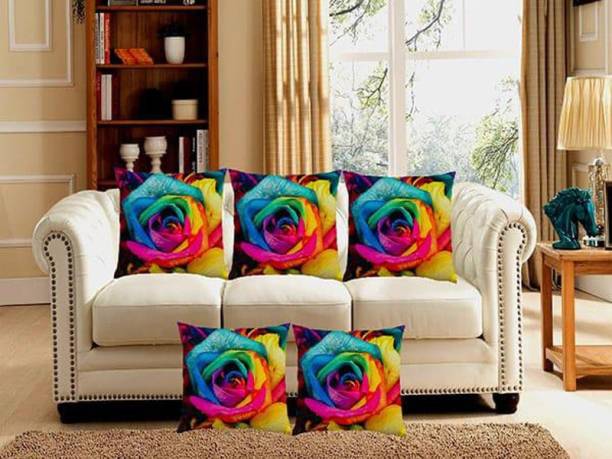 Home Edge Floral Cushions Cover