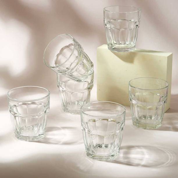 WONDERCHEF (Pack of 6) Bormioli Rockbar Water Glass Set Water/Juice Glass