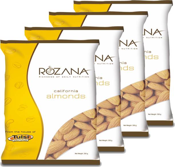 Tulsi California Rozana Pack of 4 Each 250g Almonds