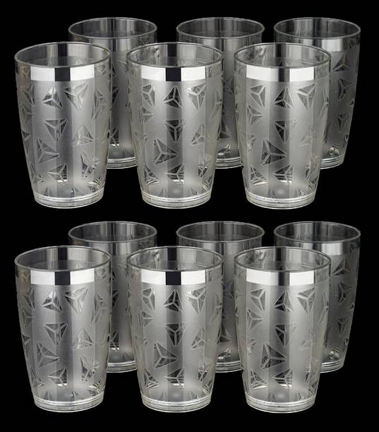 सेंट्रीकस Water Juice Drinking Glasses Set Of 12 ग्लास सेट