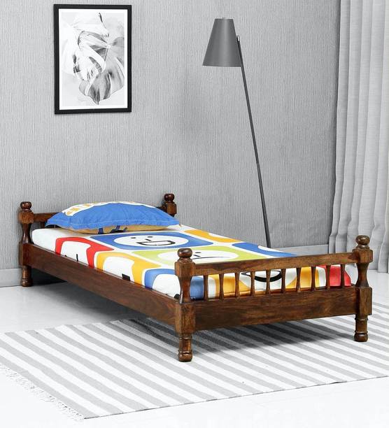 SMAART CRAAFTS Solid Wood Single Bed