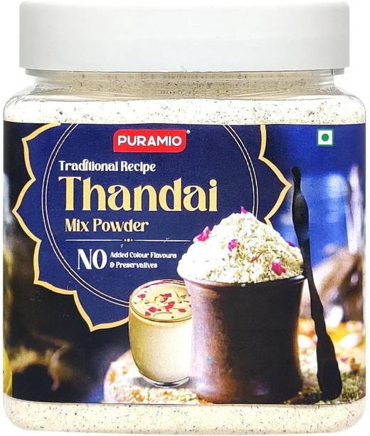 PURAMIO Traditional Recipe Thandai Drink Mix Powder,