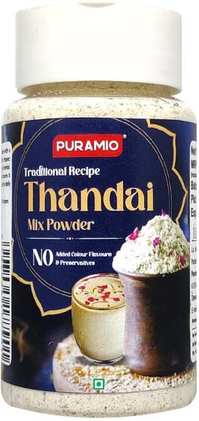 PURAMIO Traditional Recipe Thandai Drink Mix Powder,