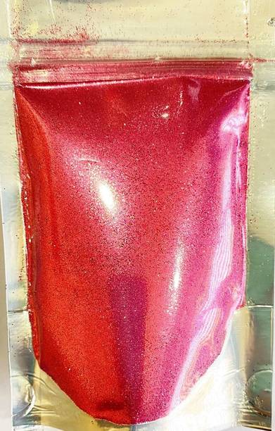 Mahir Glitter Baby Pink Shimmer Glitter For Nail Art & Art & Craft 50gm pack