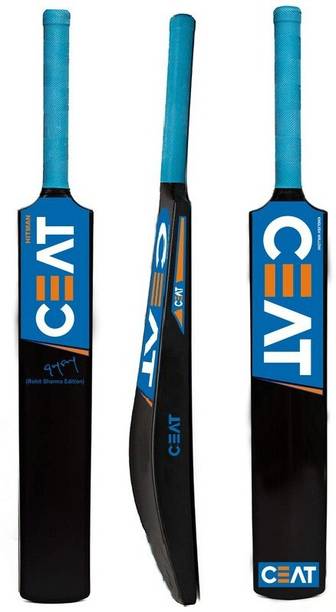CEAT HITMAM SIX ( Ideal For 15-21 Years ) Hard Plastic bat for tennis ball PVC/ प्लास्टिक क्रिकेट बैट फॉर 15+ Yrs