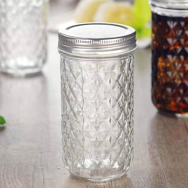 JIGSHTIAL Glass Pickle Jar  - 400 ml