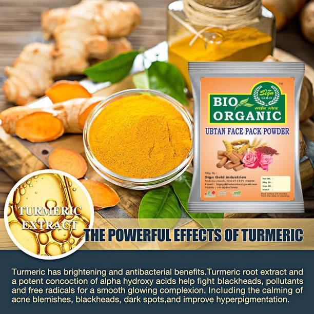 sign gold Best Ubtan Powder