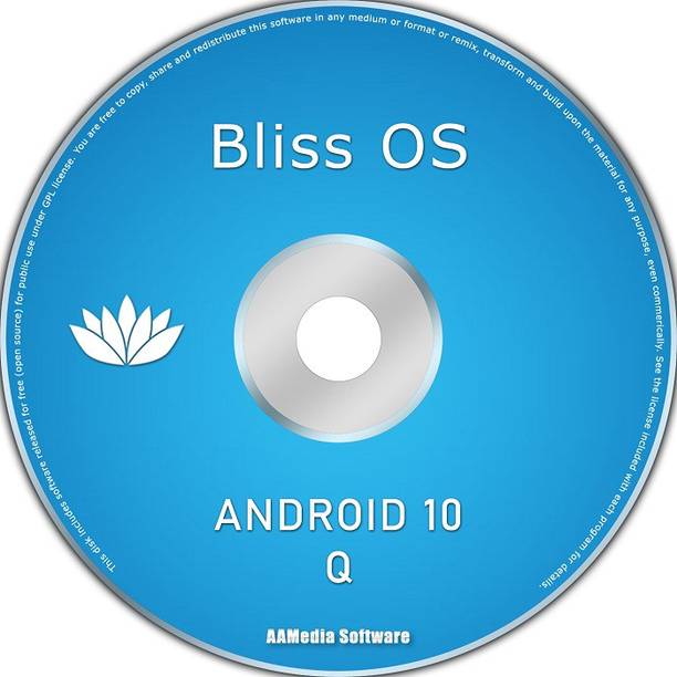 TekyMeky ANDROID 10 for PC (Bliss OS 12.12) DVD Bootable Operating System Latest 64 Bit