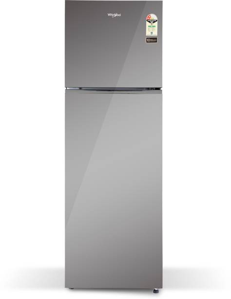 Whirlpool 265 L Frost Free Double Door 2 Star (2020) Refrigerator with Glass Door