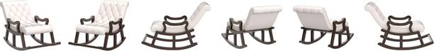 Smarts collection Wood Rocker Rocking Lounge Chair Recliner Relaxation Lounging Relaxing Seat Solid Wood 1 Seater Rocking Chairs