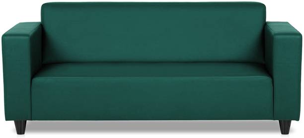 Flipkart Perfect Homes Lilly Green Fabric 3 Seater  Sofa