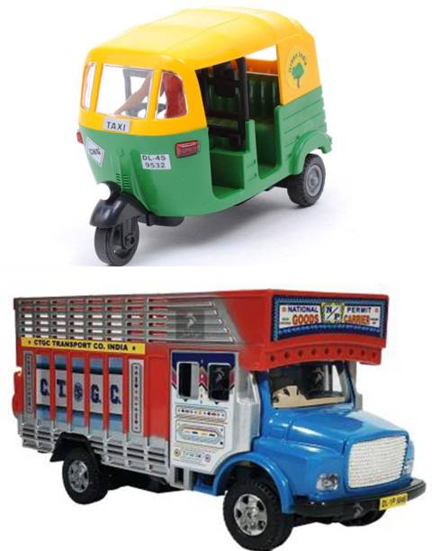 centy Auto And Public Truck Combo (Pack of 2, Multicolor)
