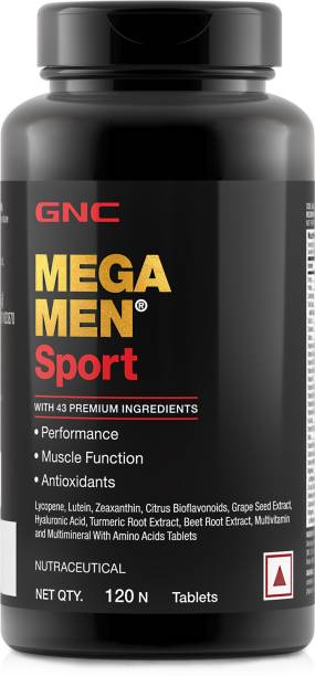 GNC Mega Men Sport Multivitamin for Active Adults (120 Caplets)