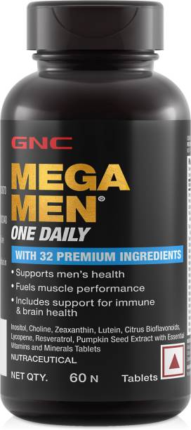 GNC Mega Men One Daily Multivitamin (60 Caplets)