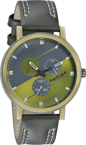 fastrack square daddy analog watch