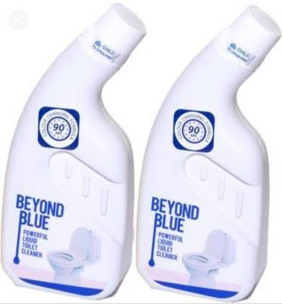 SWAKS Modicare BEYOND BLUE POWERFUL LIQUID TOILET CLEANER 750 ML PACK OF 2 (1.5 ml)