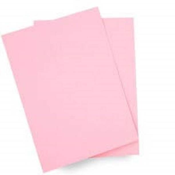 Eclet A4 Baby Pink (20 Sheets 180-240 GSM ) Baby Pink A4 180 gsm Coloured Paper