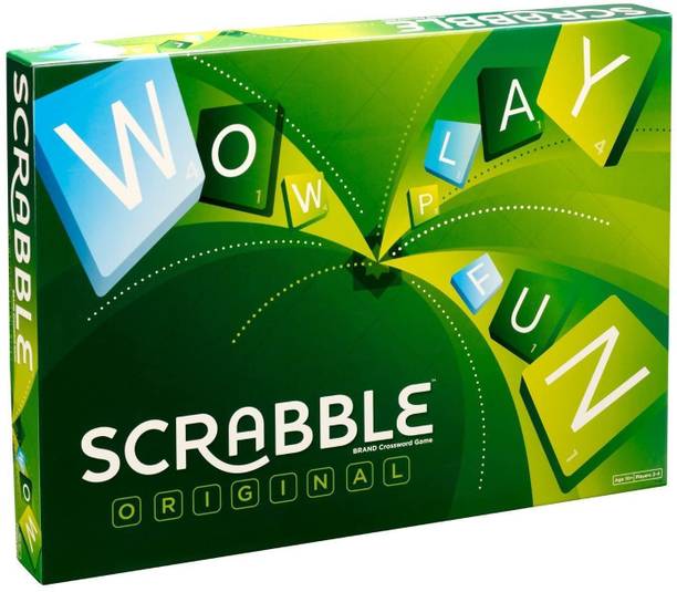 ज़ेक्टोस Scrabble Original Crossword Board Game, English Version, Family Game for बोर्ड गेम