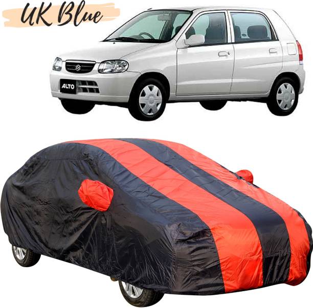 UK Blue Car Cover For Maruti Suzuki Alto (With Mirror Pockets)
