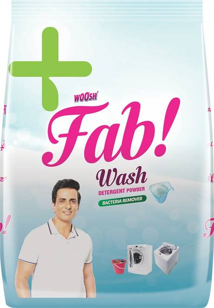 Woosh FAB WASH DETERGENT POWDER BACTERIA REMOVER Detergent Powder 5 kg