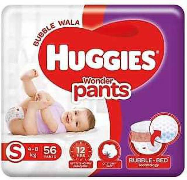 Huggies Small-56 Diaper Pant Diapers - S