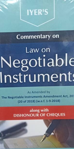 Commentary On Negotiable Instruments Act