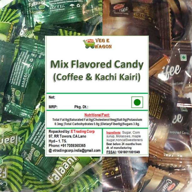 Veg E Wagon Mix Flavored Candy 500 g Coffee & Kachi Kai...