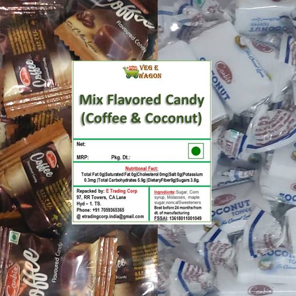 Veg E Wagon Mix Flavored Candy 1000 g Coconut & Coffee ...