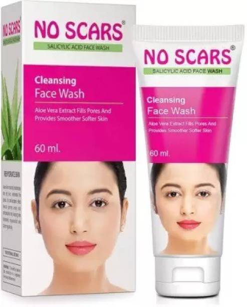 NO SCAR COMBO PACK OF CREAM AND FACE WASH PACK OF 3 + 2
