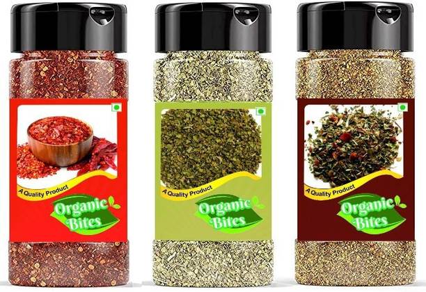 Organic Bites Pizza/Pasta Seasoning | Italian Herbs | (Pack of 3)