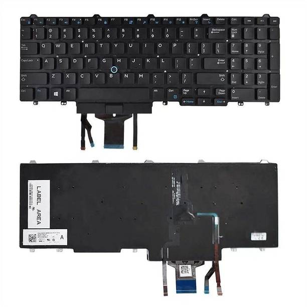 SellZone Latitude E5550 E5570 E5580 5550 5580 5590 5591 with Backlit & Pointer Laptop Keyboard Replacement Key