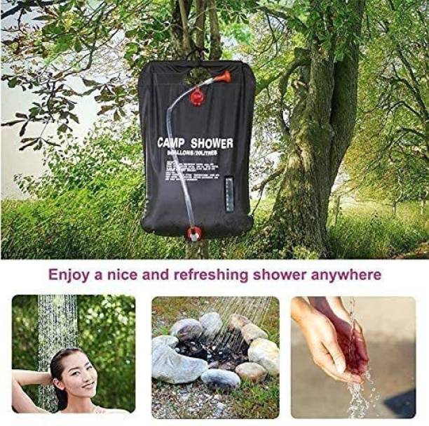 skyunion Hiking Outdoor Shower Bag Bag Solar Powered Portable Shower (20 L) Solar Powered Portable Shower