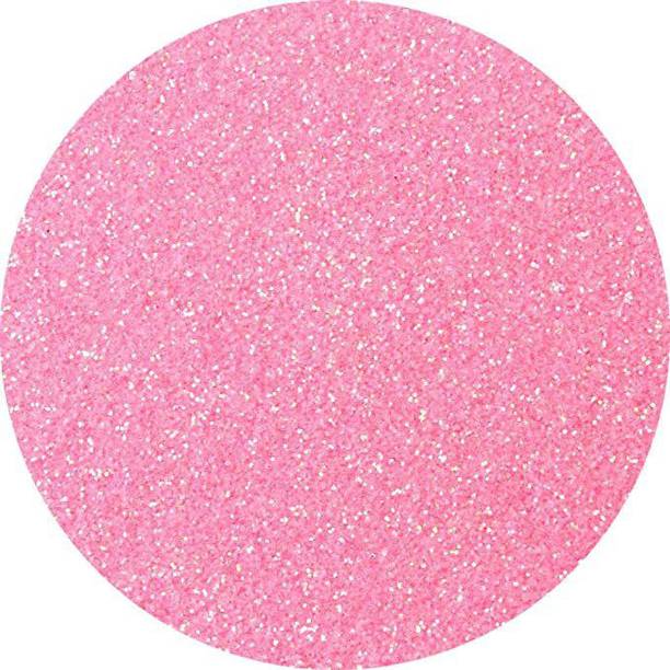 Mahir Glitter Baby Pink Glitter for Nail Art & Arts & Craft 100gm (Ultra Thin Baby Pink)