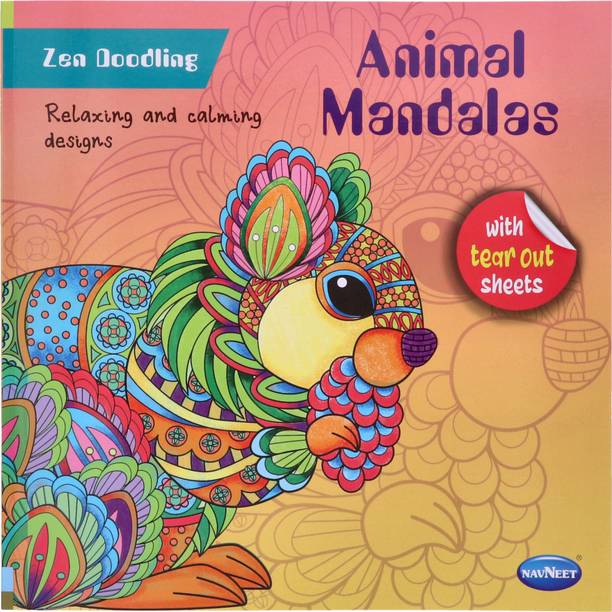 Zen Doodling - Animal Mandalas Colouring Book