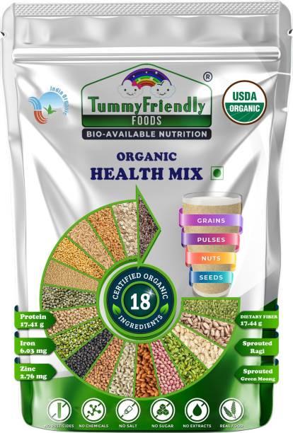 TummyFriendly Foods Certified Organic Health Mix for Kids. No Pesticides, No Chemicals Cereal