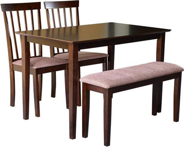 SMAART CRAAFTS Solid Wood 4 Seater Dining Set
